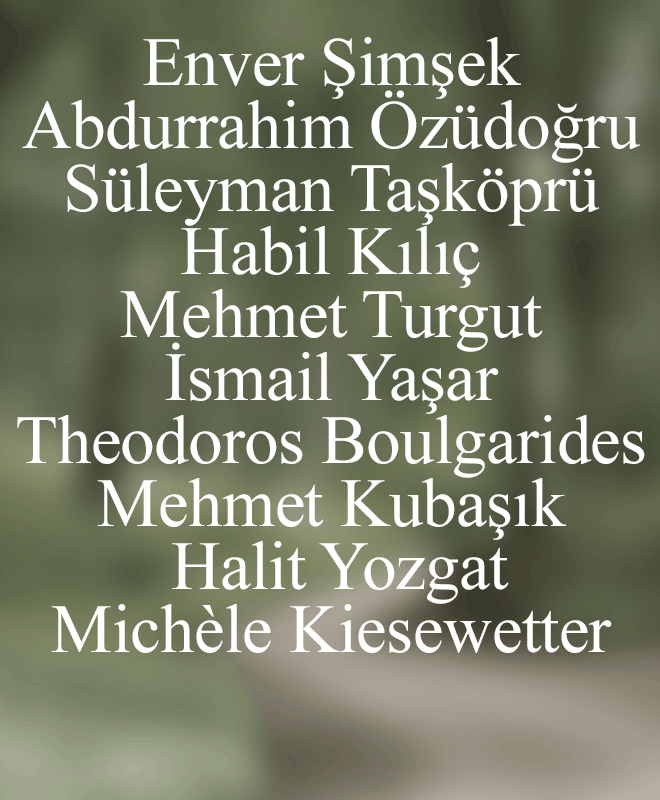 Die Namen der NSU-Opfer